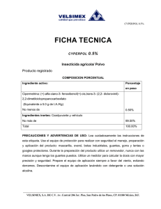 FICHA TECNICA  0.5%