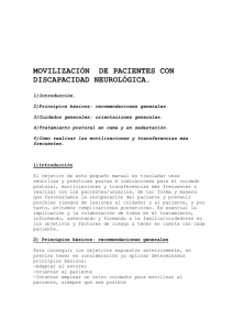 movilización de pacientes con discapacidad