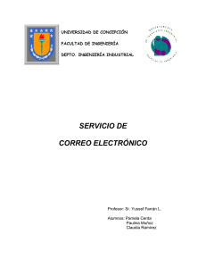 CORREO ELECTRÓNICO - Universidad de Concepción