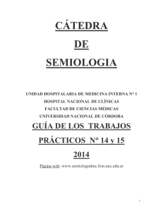 semiologia - Cátedra de Semiología