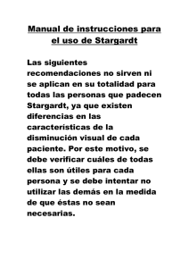 Manual de instrucciones para personas con enfermedad de Stargardt