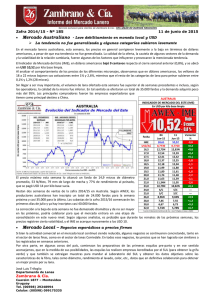 Informe Mercado Lanero - Zambrano & cía.