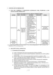 Condiciones de Ingreso 2015 - Escuela de Suboficiales del Ejército