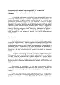 Educación y apoyo familiar: ¿sólo para mujeres?