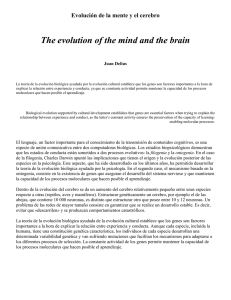 Evolución de la mente y el cerebro