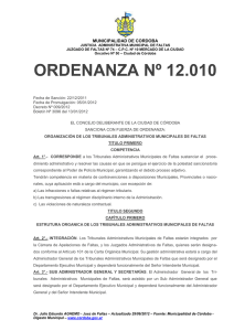 ORDENANZA Nº 12010 - Asociación Civil Regional de Jueces