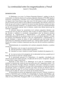 La continuidad entre los magnetizadores y Freud.