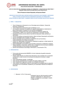 “Año de la Integración Nacional y Reconocimiento de Nuestra