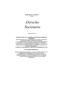 Derecho Societario Revista No. 4