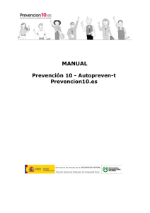 MANUAL Prevención 10 - Autopreven-t Prevencion10.es