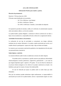 5.- INFORMACION MADRES Y PADRES AULA CONCILIACION