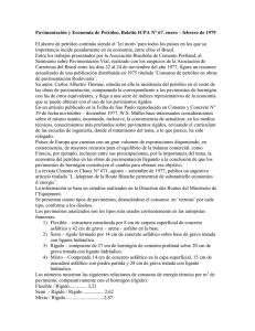 Pavimentación y Economía de Petróleo, Boletín ICPA N° 67. enero