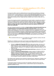 Aprende a convertir coordenadas geográficas en
