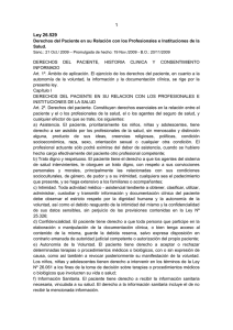 Ley 26.529 de la República Argentina 2009