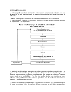 UNIDAD 3- METODOLOGIA DE LA AUDITORIA