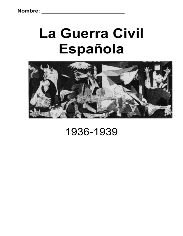 Guerra Civil Booklet