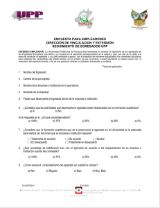 Encuesta para empleadores - Universidad Politécnica de Pachuca