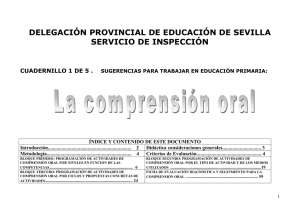la comprensión oral - CEP de Alcalá de Guadaíra