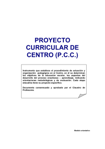 PROYECTO CURRICULAR DE CENTRO (P