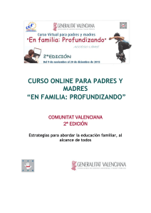 Descripción curso online en familia profundizando 2 ed