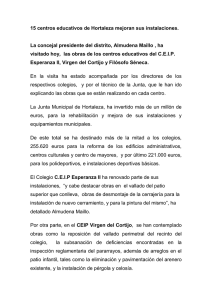 25 centros educativos de Fuencarral-El Pardo mejoran sus