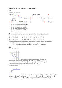 ESPACIOS VECTORIALES 1ª PARTE. 1.-  2.-