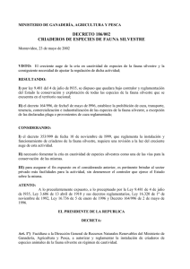 Decreto 186-002 Criaderos