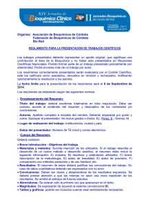 Organiza:  Asociación de Bioquímicos de Córdoba Bio Red