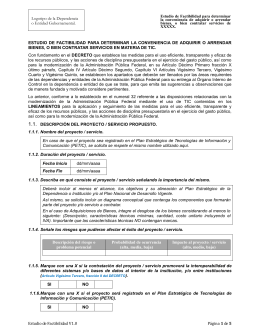 Formato Estudio De Factibilidad