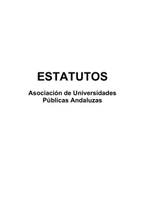 TÍTULO I - Asociación de Universidades Andaluzas