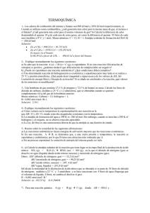 3.- Problemas de selectividad. Termoquímica