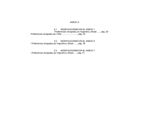 Anexo II al Trigesimotercer Protocolo Adicional