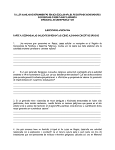 Evaluación Generadores 1 - Responsabilidad Integral Colombia