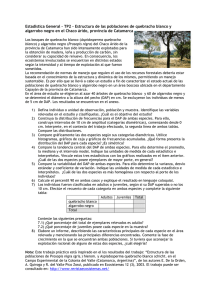 Estructura y estado de conservación de los bosques de Prosopis