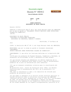 Decreto N° 100/012 Documento original