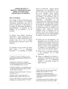 Código de Ética Profesional del Médico Veterinario y - FMVZ-UNAM