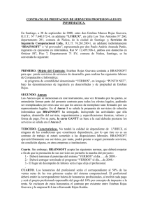 contrato de prestacion de servicios profesionales - verbos