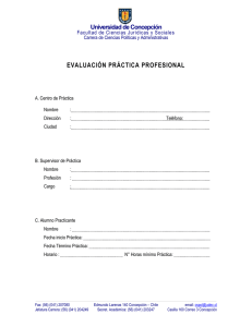 evaluación práctica profesional