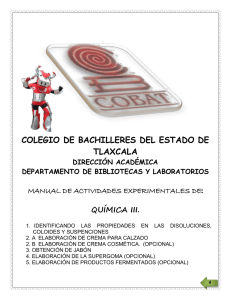 actividad experimental núm. 1 - Colegio de Bachilleres del Estado