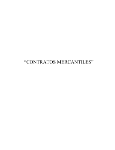 Apuntes contratos comerciales (contrato de