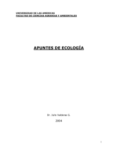 "Curso de ecología".