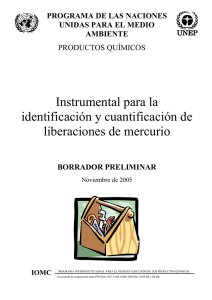 Instrumental para la identificación y cuantificación de emisiones de