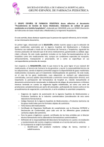 Documento de consenso - Sociedad Española de Farmacia