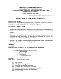 UNIVERSIDAD AUTONOMA CHAPINGO DIRECCIÓN DE CENTROS REGIONALES