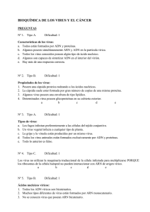 BIOQUÍMICA DE LOS VIRUS Y EL CÁNCER