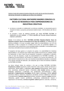 NdP 2014 02 12 - Factoría Cultural Madrid