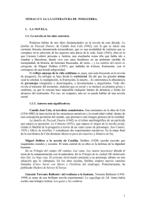 TEMAS 13 Y 14: LADLITERATURA DE POSGUERRA