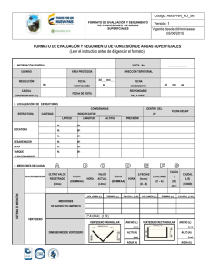 AMSPNN_FO_56 Evaluacion y seguimiento concesion aguas