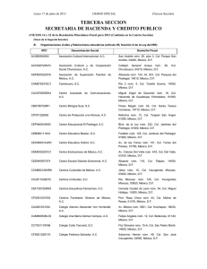 Lunes 17 de junio de 2013 DIARIO OFICIAL (Tercera Sección