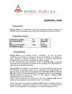 norcryl 6100 - Noren Plast